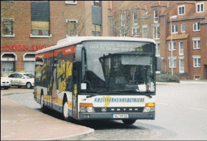 Die Busse der VSF unterwegs auf den Schleswiger Stadtlinien